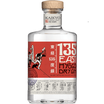 135° East Hyogo Dry Gin - Kaikyo Distillery
