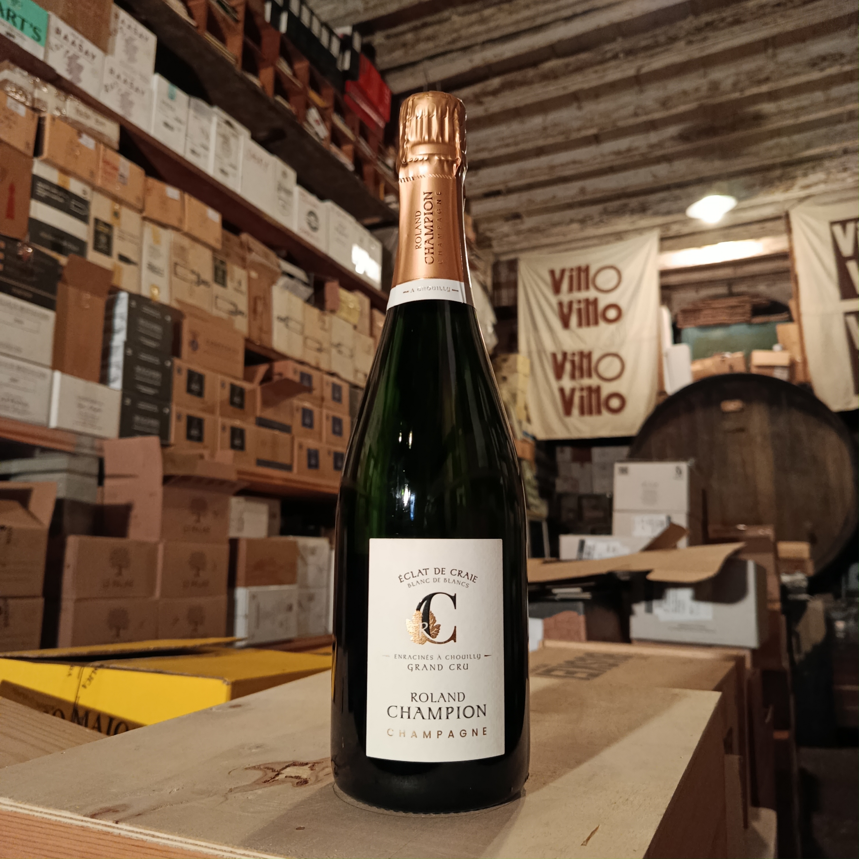 Champagne Roland Champion Blanc de Blancs Grand Cru - Eclat de Craie