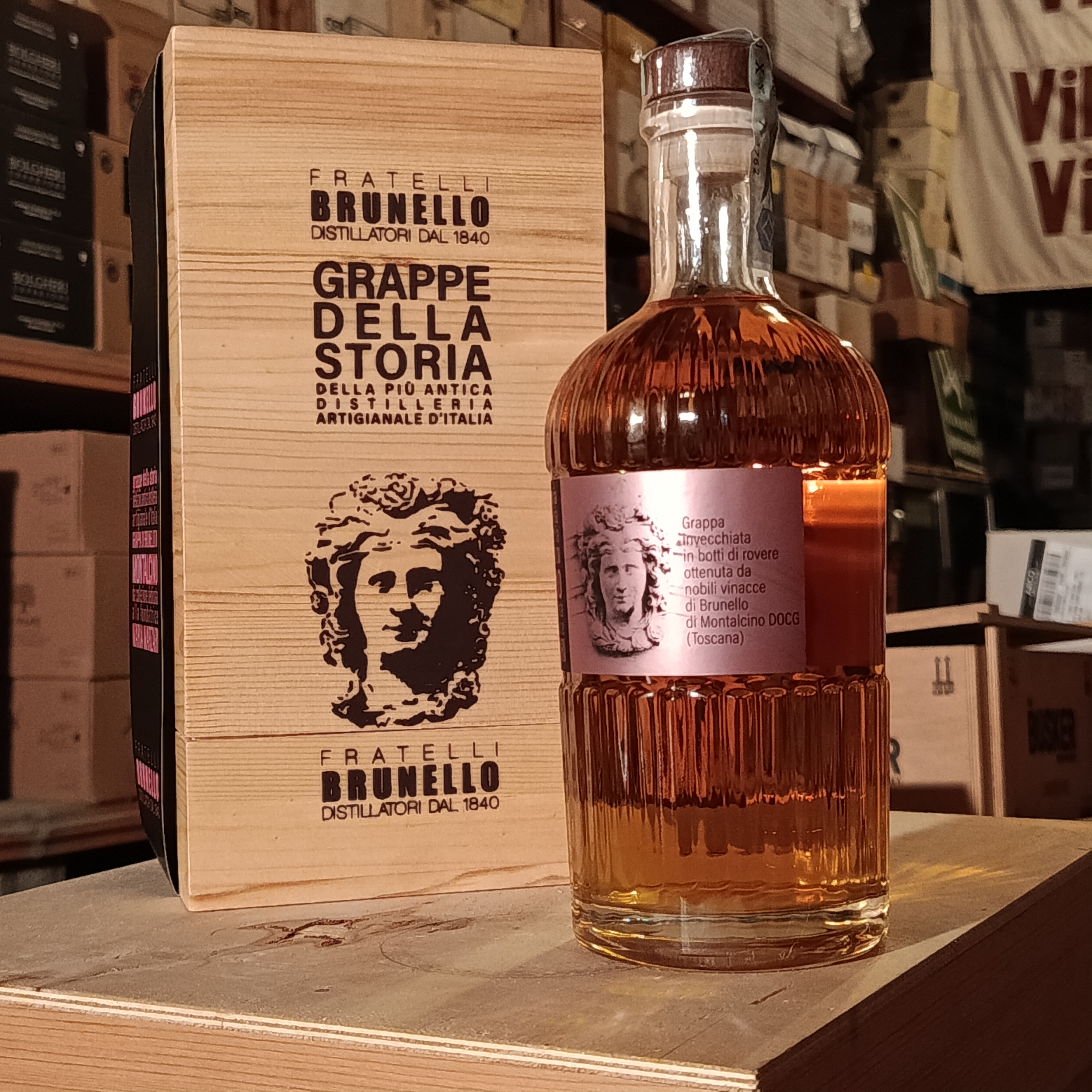 Grappa di Brunello di Montalcino – dedicata a Maria Stella Marzari
