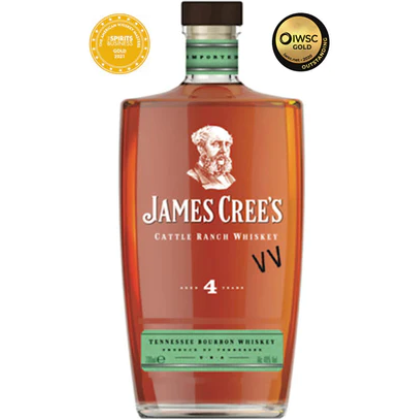 James Cree's 4 Year Old Tennessee Bourbon Whiskey