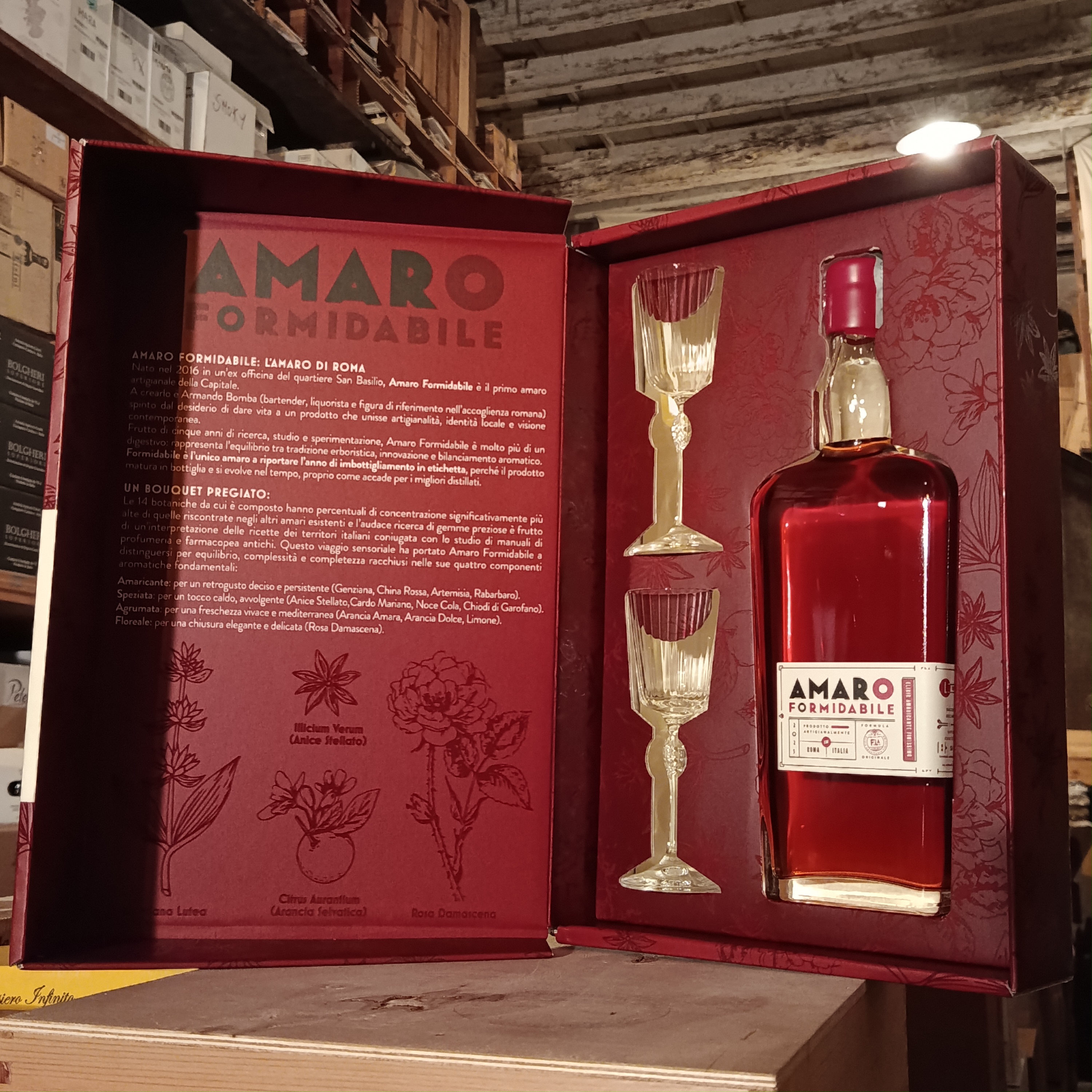 Amaro Formidabile - Confezione Regalo include 2 bicchieri 2