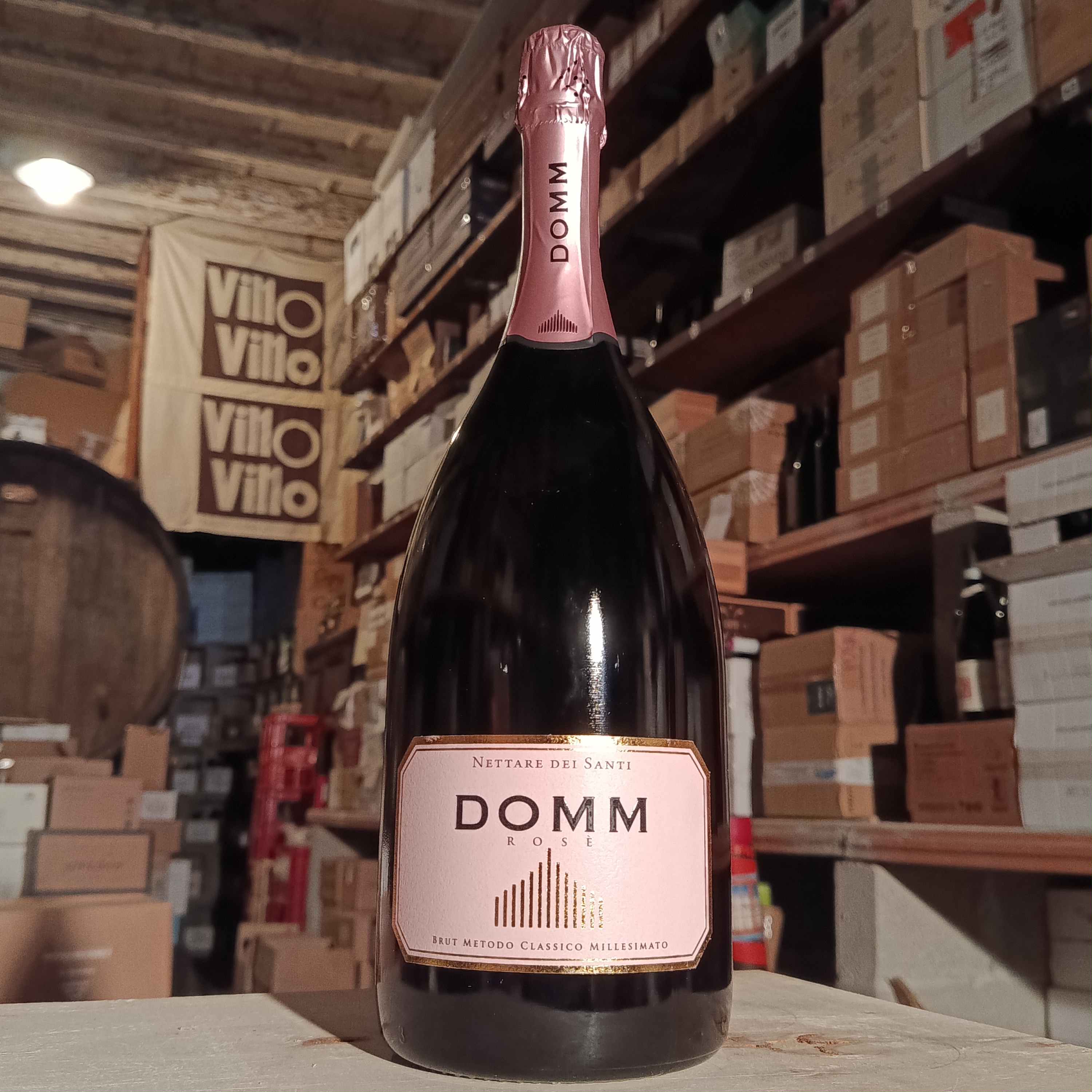 Brut Metodo Classico Millesimato 2020 “DOMM” Rosè - Magnum Brut Metodo Classico Millesimato 2020 “DOMM” Rosè - Magnum